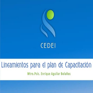 Manual de capacitación