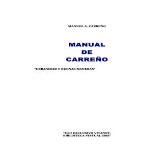 Manual de carreño