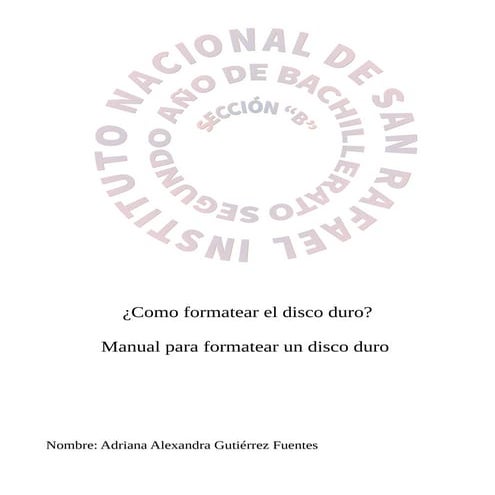 Manual de formateo de disco duro e instalación de Windows 10  