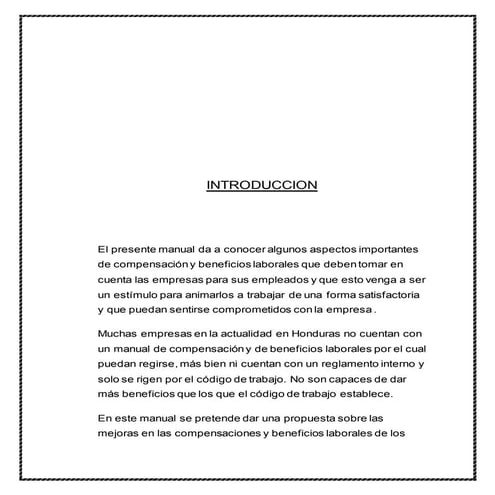  Manual de compensaciones y beneficios laborales