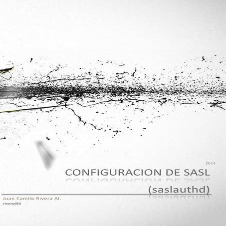 Manual de Configuracion de SASL
