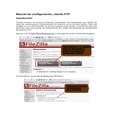 Manual De Configuración Ftp