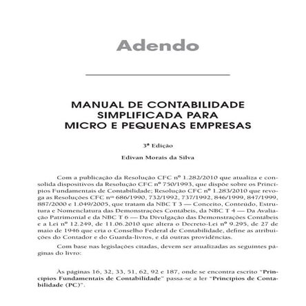Plano de contas (geral) | RTF