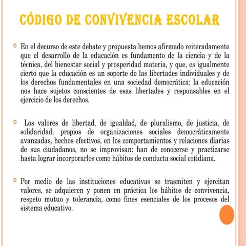 Manual de convivencia