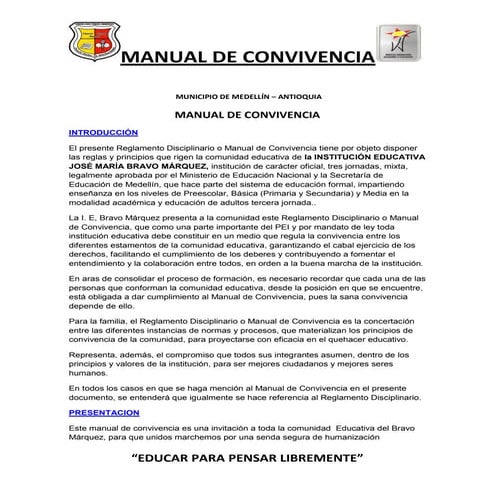 Manual de convivencia general aprobado   modificado 1