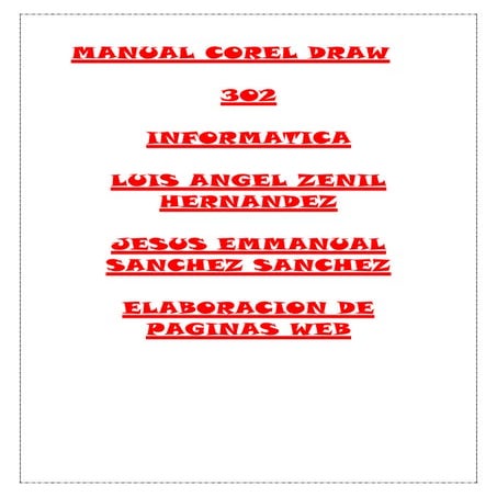 Manual de corel draw