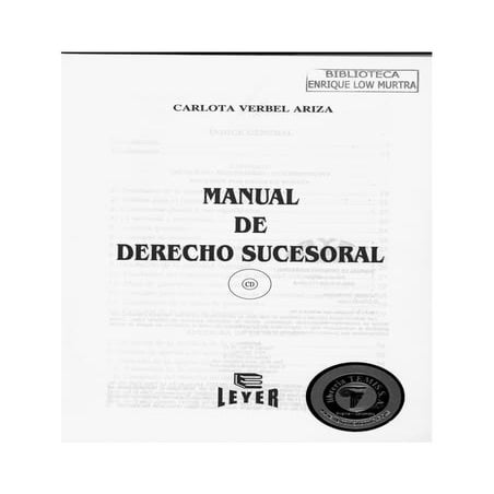 Manual de derecho sucesoral verbel_IAFJSR | PDF