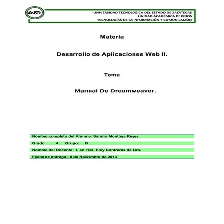 Manual De Manipulacion De Datos