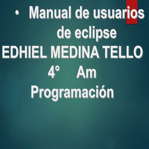 Tutorial eclipse | PDF