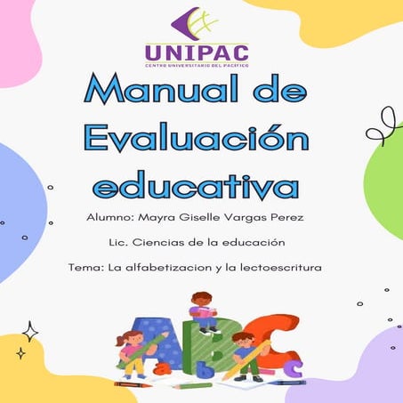 Manual de evaluacion educativa Preescolar | PDF