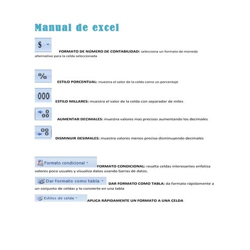 Manual de excel