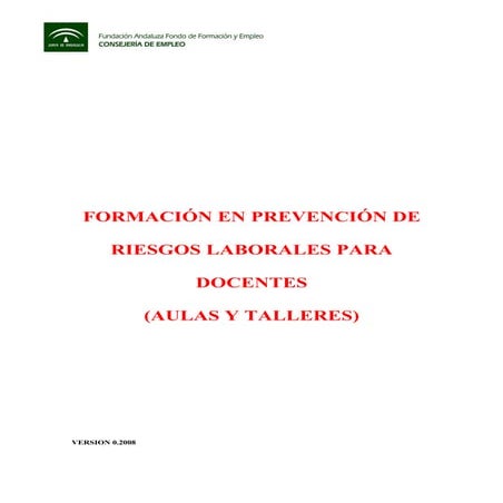 Manual de formacion PRL para docentes