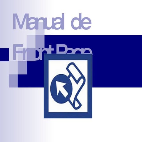Manual de front page