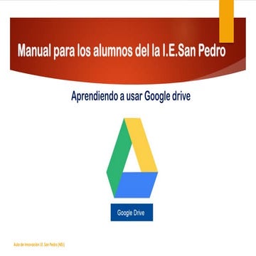 Manual de Google Drive | PDF