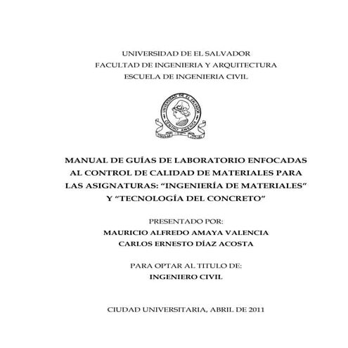 Manual de guías de laboratorio tecnologia de concreto