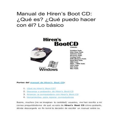 Manual de hiren