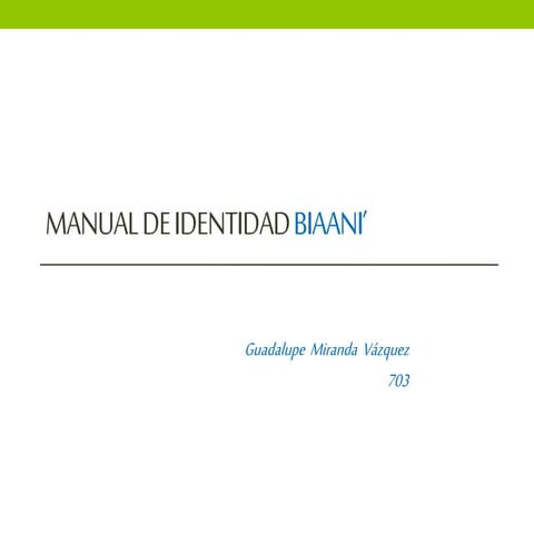 Manual de identidad biaani’