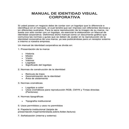 Manual de identidad visual corporativa