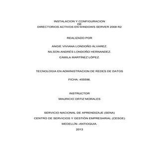 Manual de instalación y administrac...