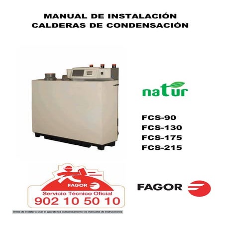Manual de instalacion 120505 090209 - Servicio Tecnico Fagor