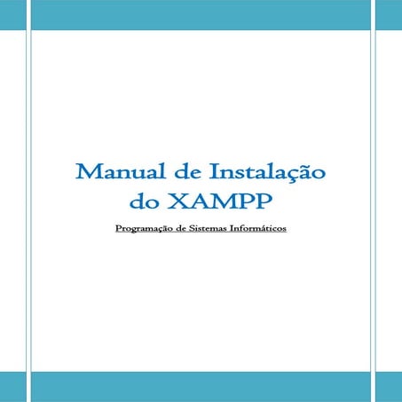 Manual de instalação do xampp