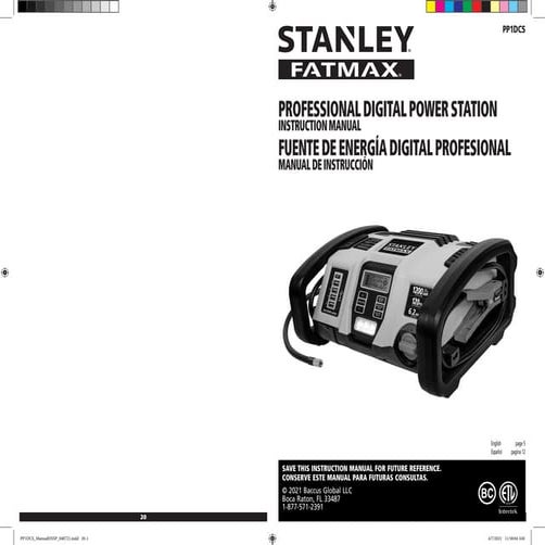 Stanley Fatmax Powerit 1000a Manual