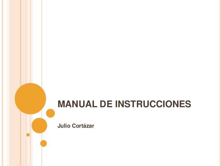 Manual de instrucciones