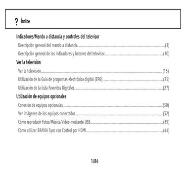 Manual de instrucciones sony bravia kdl 32 bx300