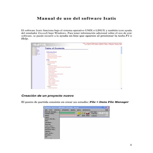 Manual de isatis | PDF