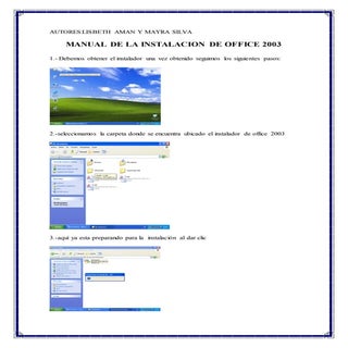 Manual de la instalacion