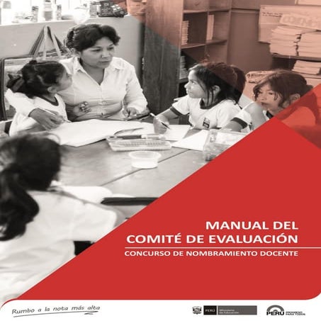 Manual del comité de evaluación segunda etapa nombramiento docente 2015