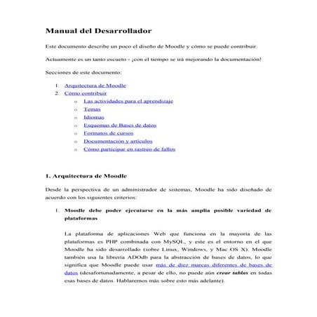 Manual del desarrollador