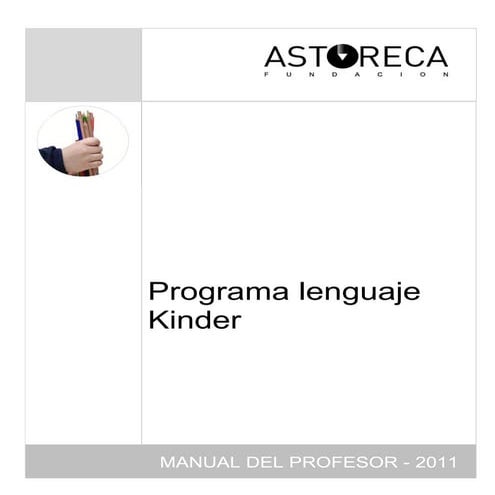 Manual de lenguaje kinder