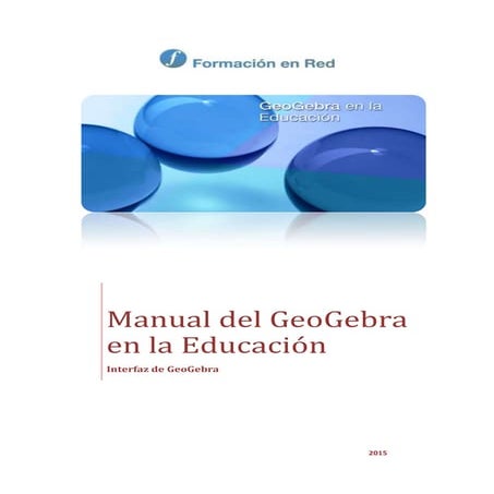 Manual del geo gebra   educacion