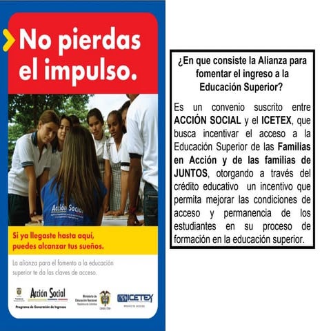 Manual del incentivo a la educacin superior