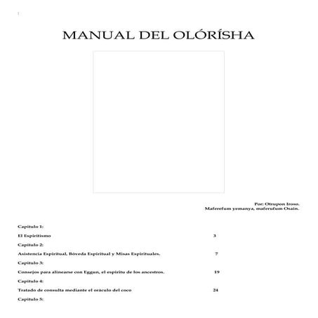 Cantos y rezos de los orishas | PDF