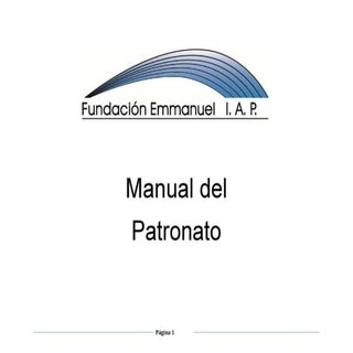 Manual del Patronato