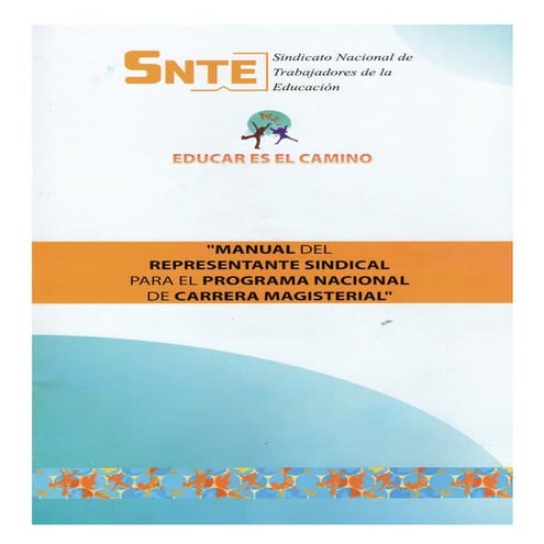 Manual del representante sindical para carrera magisterial