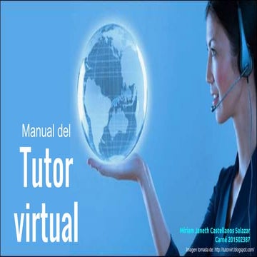 Manual del tutor virtual