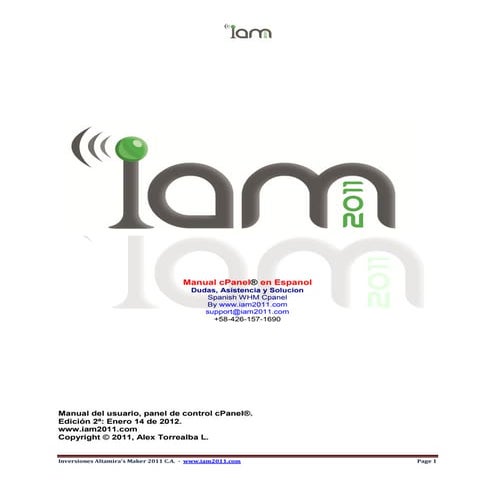 Manual del usuario c panel espanol