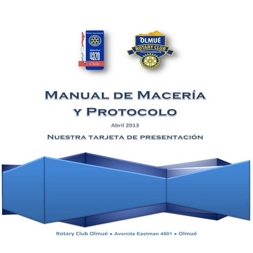 Manual de Macería Rotary Olmué