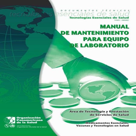 Manual de Mantenimiento Para Equipo de Laboratorio. OMS 2005