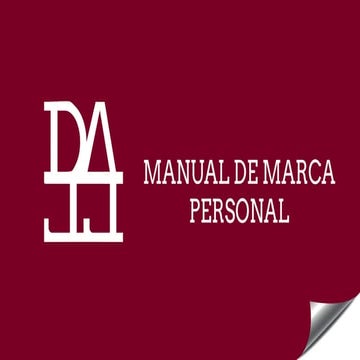 Manual de marca personal | PDF