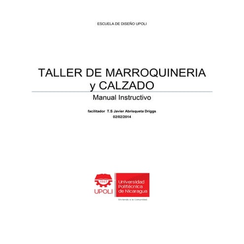 Manual Instructivo de Marroquineria