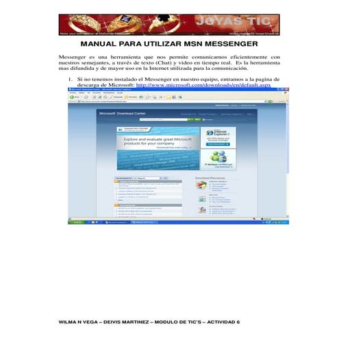 Manual De Messenger | PDF