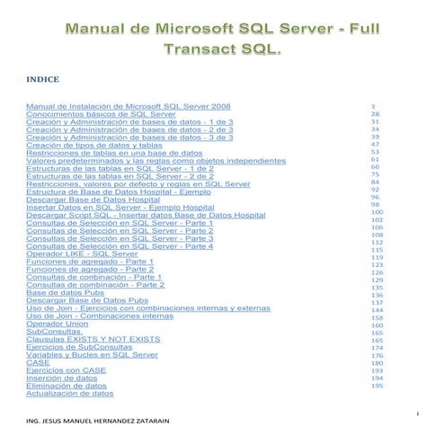Manual de microsoft sql server