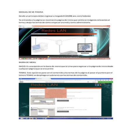 Manual de mi pagina
