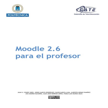 Manual de moodle 2.6 para el profesor