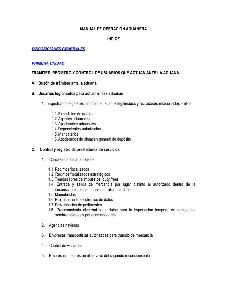Acta Circunstanciada De Hechos En Materia Aduanera 