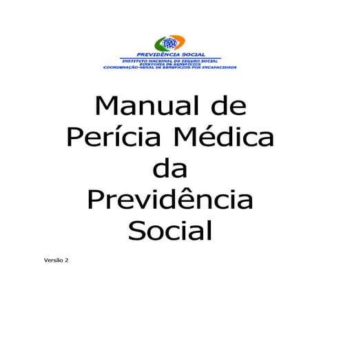 Manual de Pericias Médicas do INSS | PDF